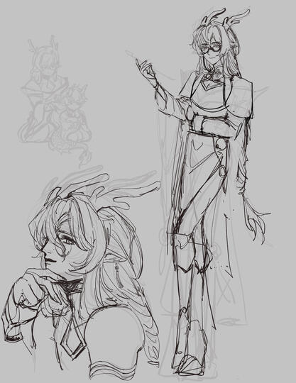 Horn and face design